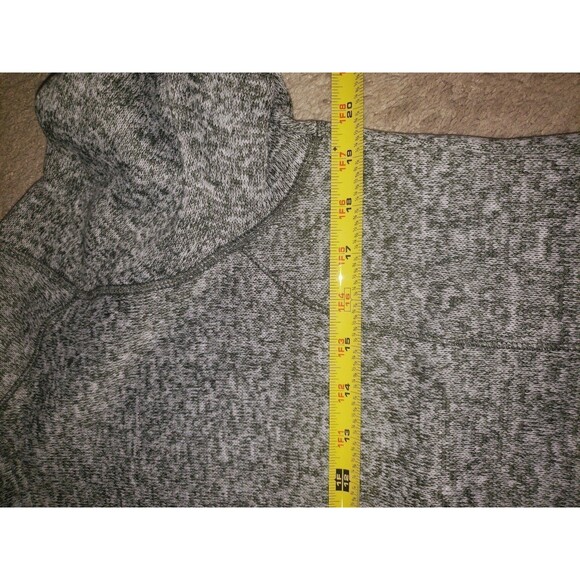 Eddie Bauer Womens Sweater Fleece Full Zip Mock Neck Jacket Medium Loden Green - Picture 7 of 9